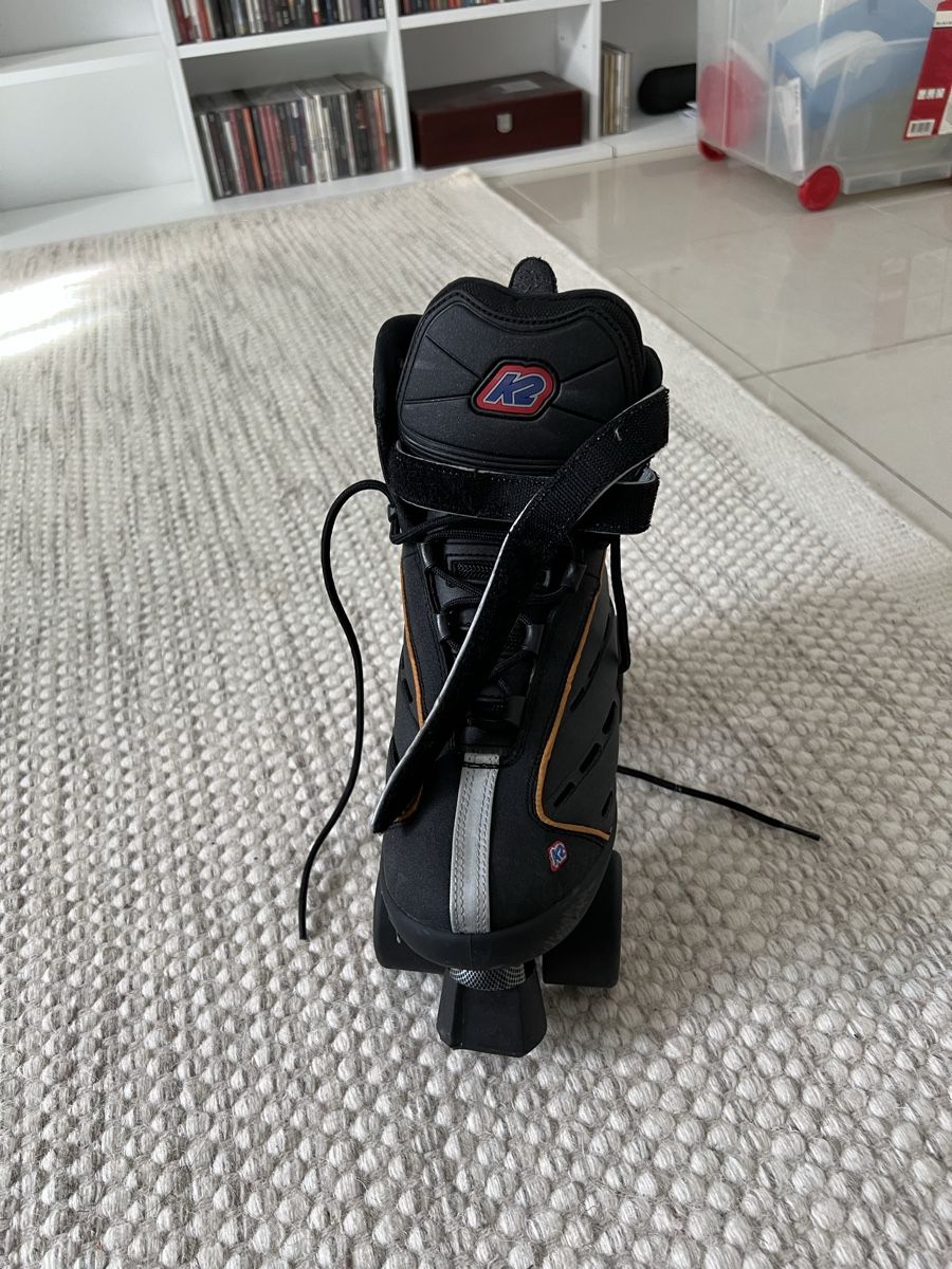 K2 Pattini in linea & Pattini a rotelle: Rollerskates K2 schwarz gold (neu) – Nuovo e nell'imballaggio originale da Hinwil venduto da rku_w9yc 5