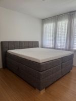 Boxspringbett 180x200 cm mit Bettkasten + Emma Topper