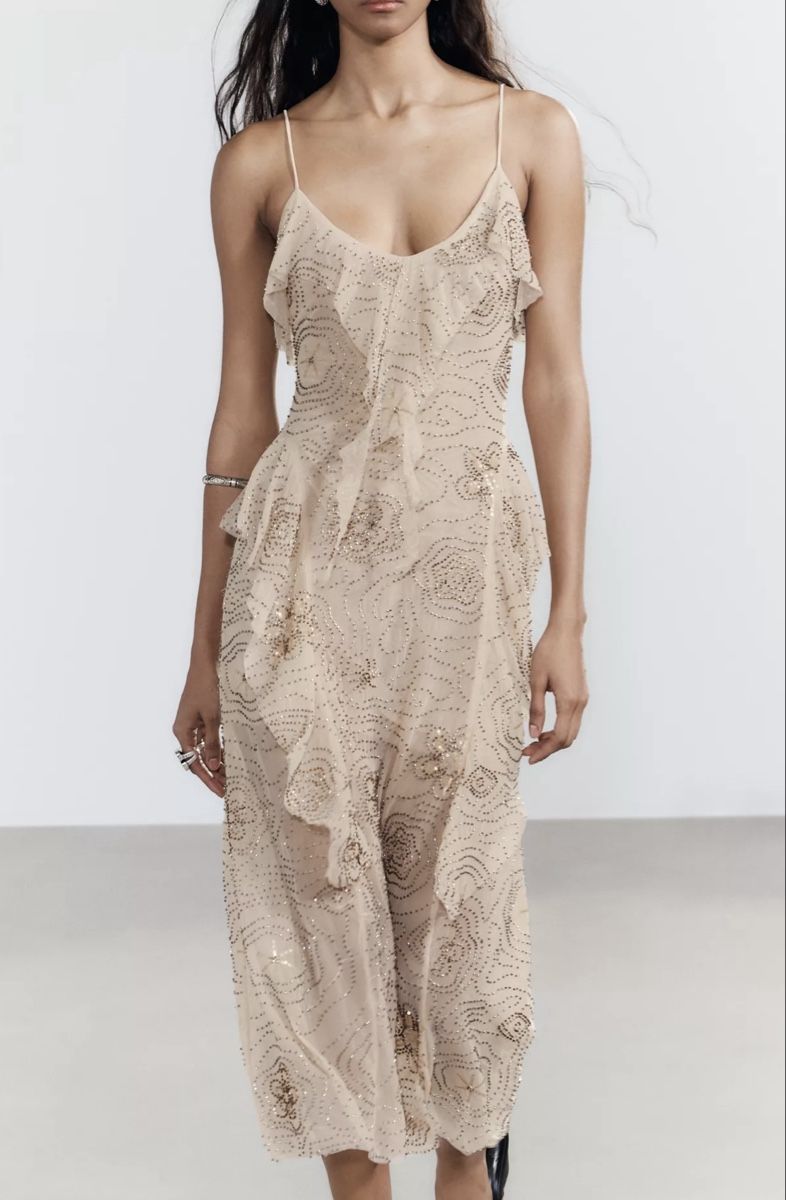 Vestiti: Perlenbesetztes Midikleid Größe S/Robe mi-longue perlée S – Nuovo e nell'imballaggio originale da Veyras venduto da ValClasse 1