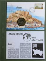 Münzbrief Jersey 🇬🇬 1988 - Münze RAR