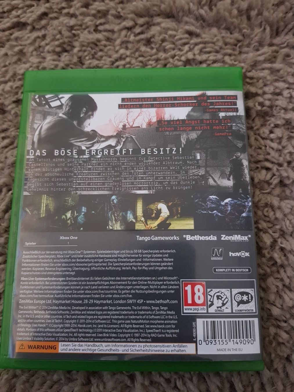 Microsoft Giochi: The Evil within XBOX ONE – Nuovo (secondo la descrizione) da Emmenbrücke venduto da prisan_LU 2