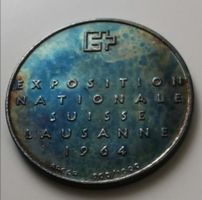 EXPO Lausanne 1964 Silber TOP PATINA