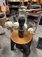 Handgefertigte Skulptur aus Holz, Kunstobjekt, Rarität
