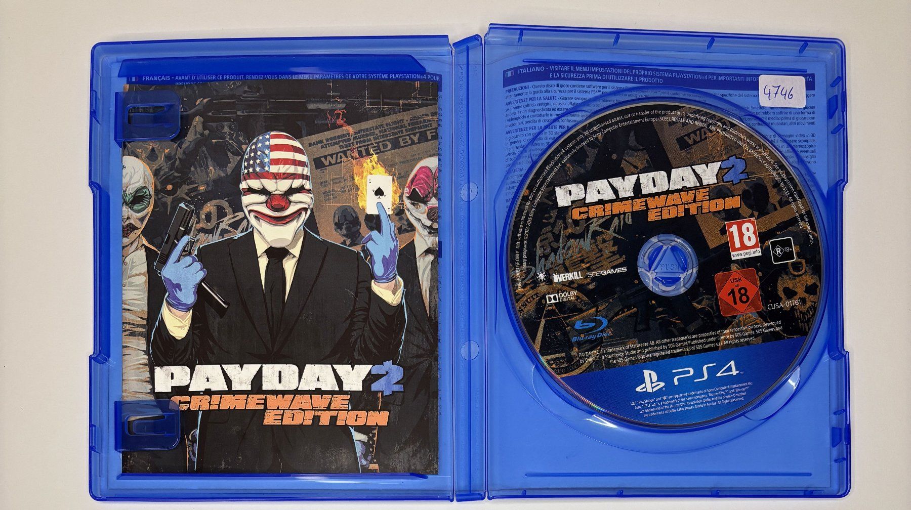Giochi: PS4 - PayDay 2: Crimewave Edition – Usato da Allschwil venduto da Bullach 1