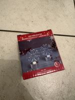 LED Teelichter 2er Set Schneeflocke, Winterdeko, Neu!