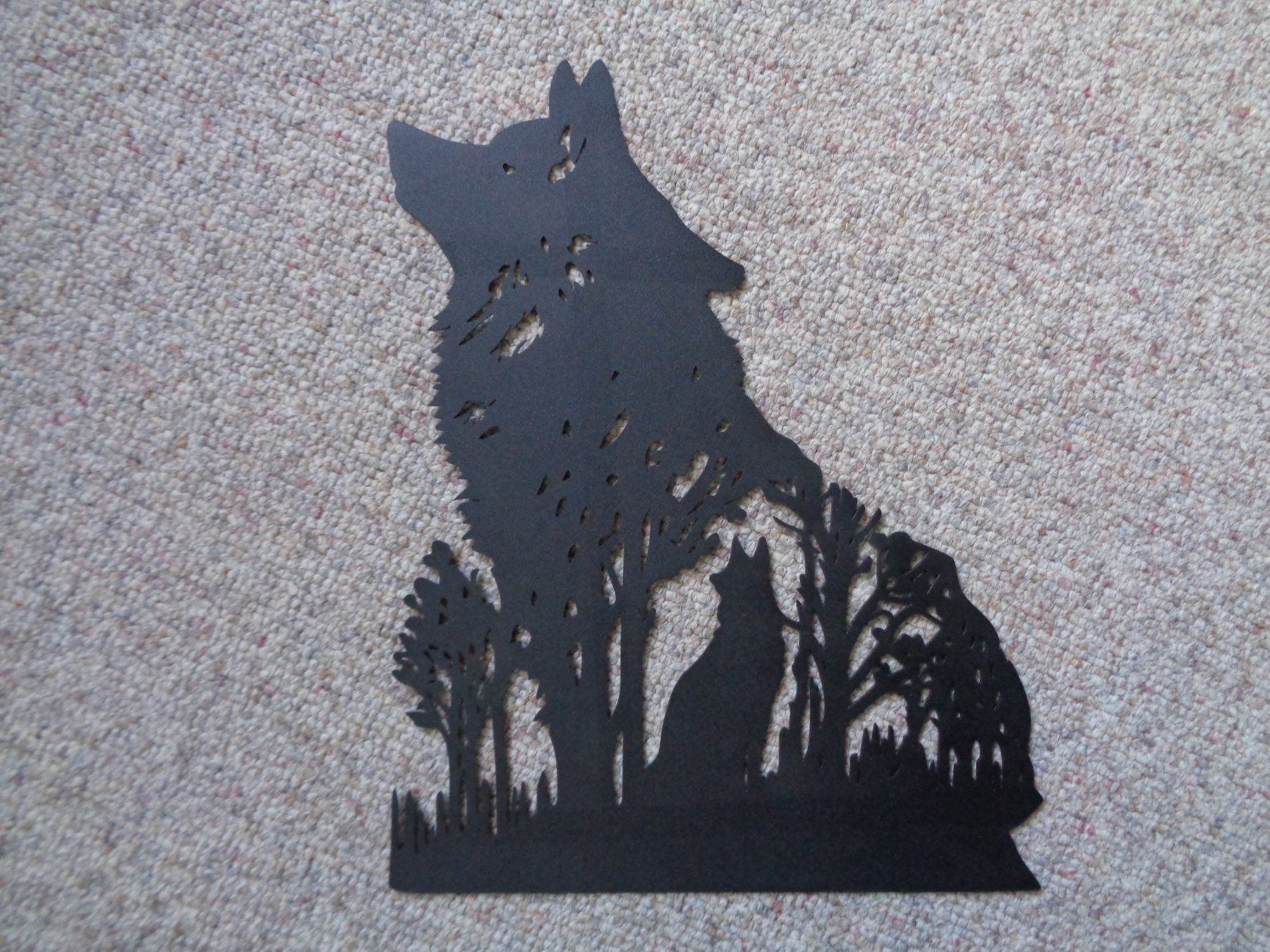 Foto & Immagini: Metall Wandkunst Wolf (30 cm) – Nuovo e nell'imballaggio originale da Langenbruck venduto da Gumsi 2