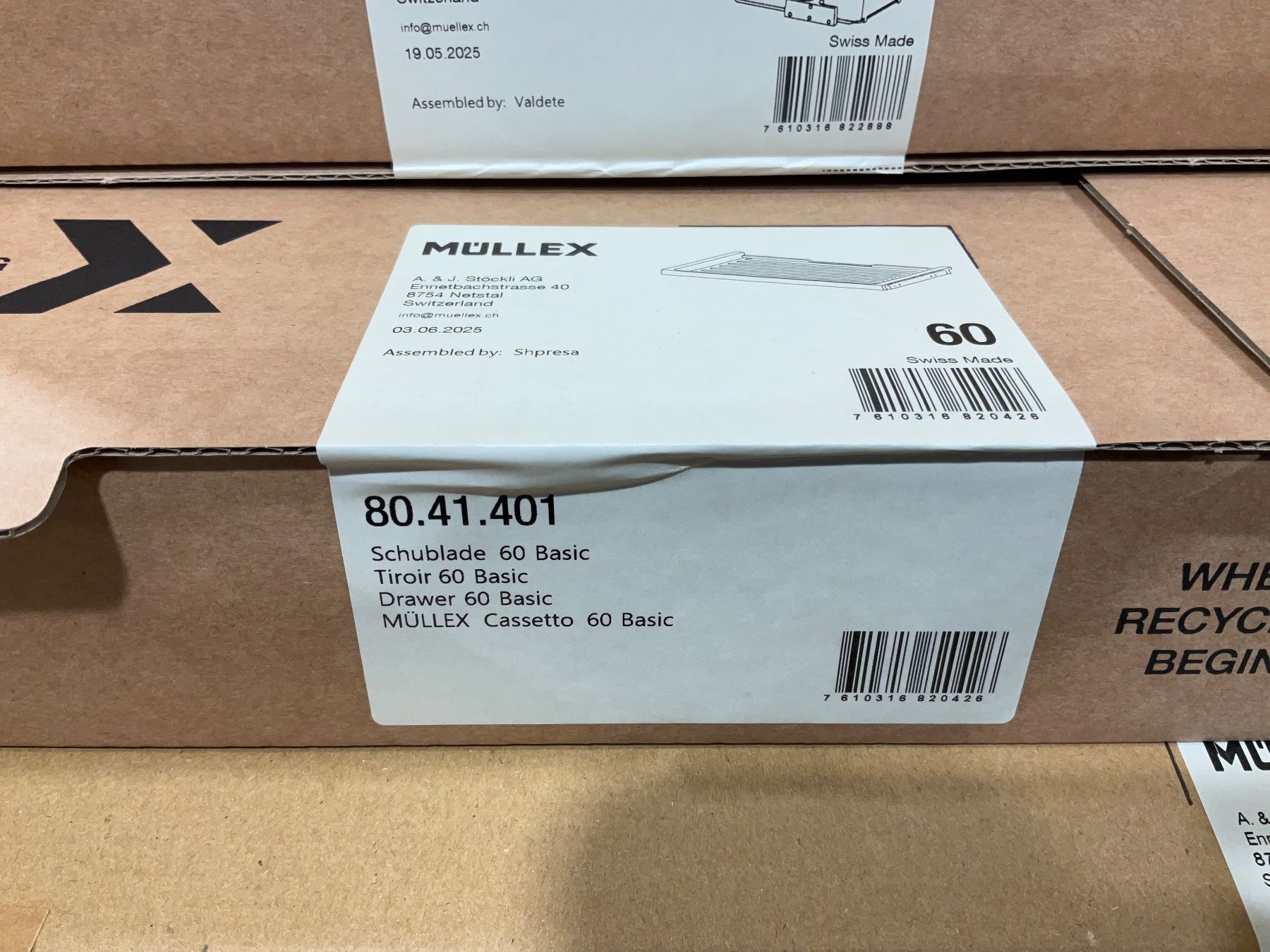 Müllex Abfalleimer: 062 Müllex Abfallsystem X60 L7 Basic Pro – Neu und originalverpackt aus Derendingen von Meisterstuecke 5