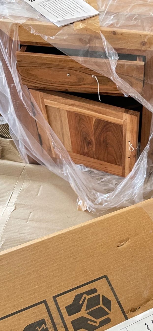 Nachttische: Nachttisch Mumbai Massivholz Kommode B-WARE – Neu (gemäss Beschreibung) aus Sulgen von eytsh 4