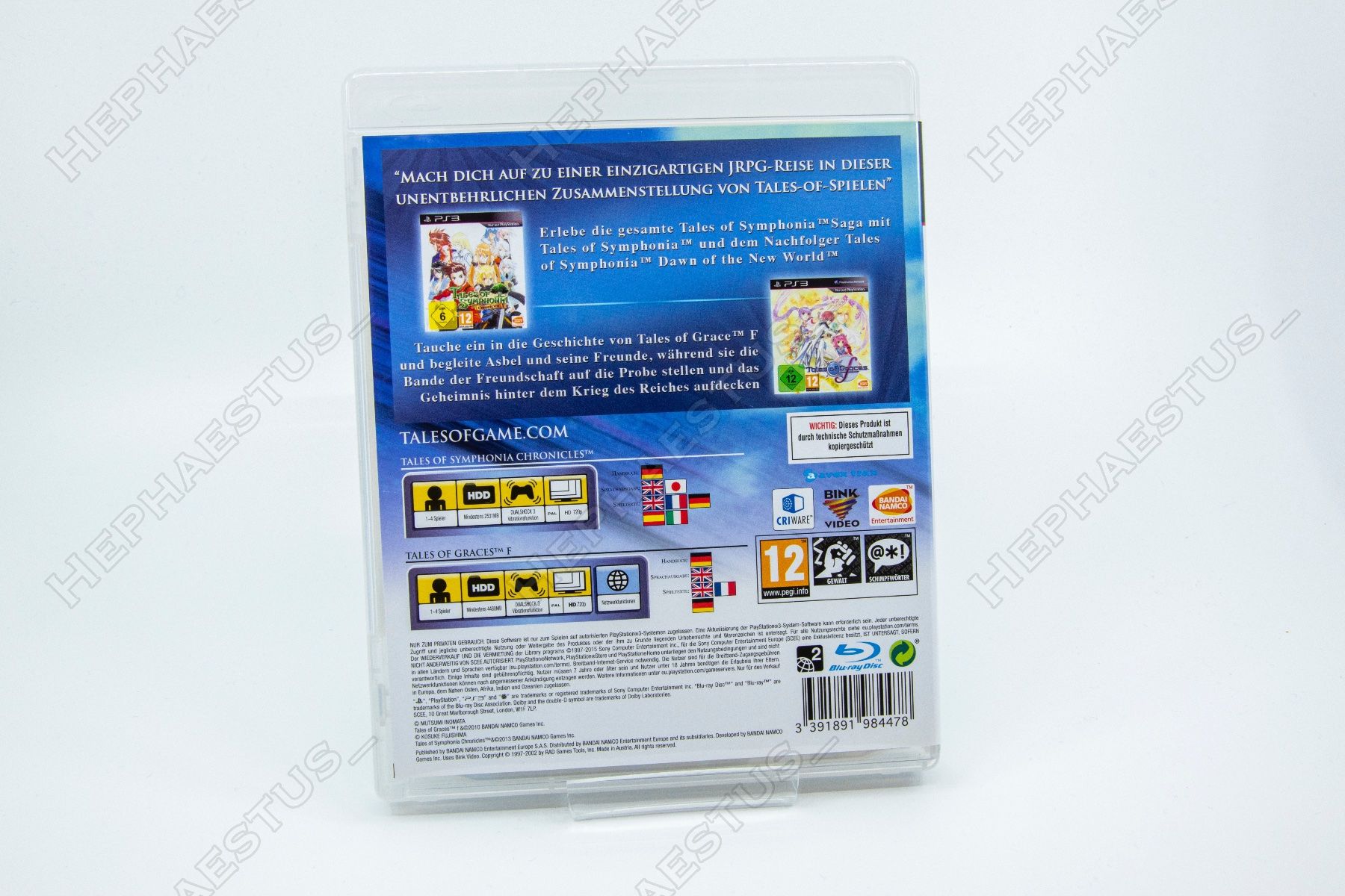 Tales of Graces f / Tales of Symphonia Chronicles PS3 (Gebraucht) in ...