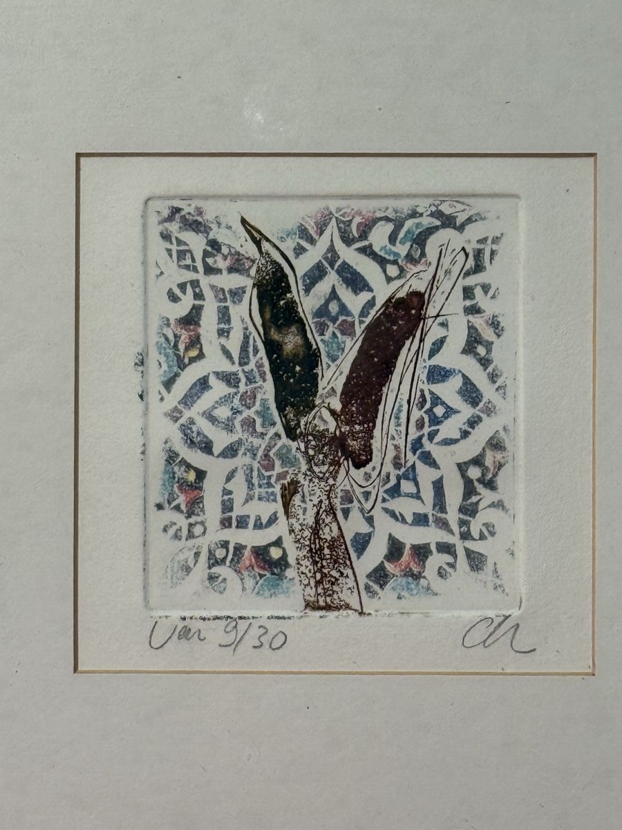 Dipinti: Signed Limited Edition Framed Etching - Autumn Birds – Usato da Lausanne venduto da vas_cdb2 1