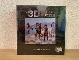3D Puzzle Pferde