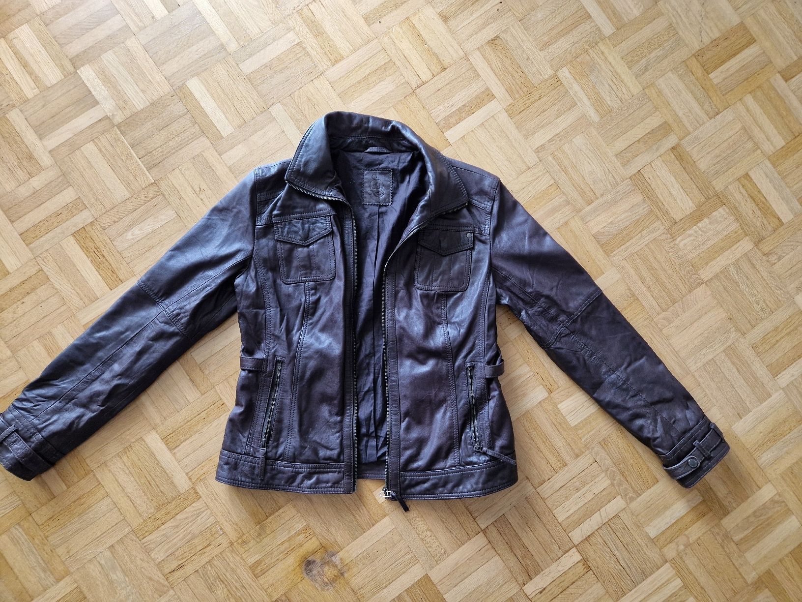 S.Oliver Giacche: Braune Echt Lederjacke S. Oliver Gr. 42 – Usato da Reinach BL venduto da Tinkerbelly27