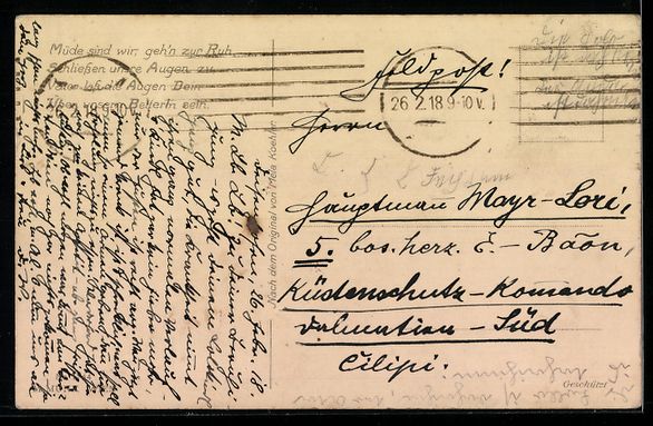 Cartoline postali: Mela Köhler: Kinder vor dem Einschlafen – Usato da Berlin venduto da bartko-reher 1