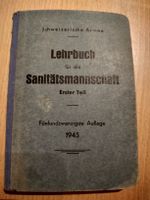 Antikes Schweizer Armee Militär Sanitäts Buch 1945