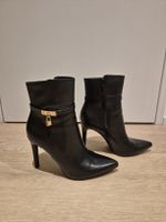 Schwarze Stiefeletten mit Absatz, Grösse 40, Herbst-Look