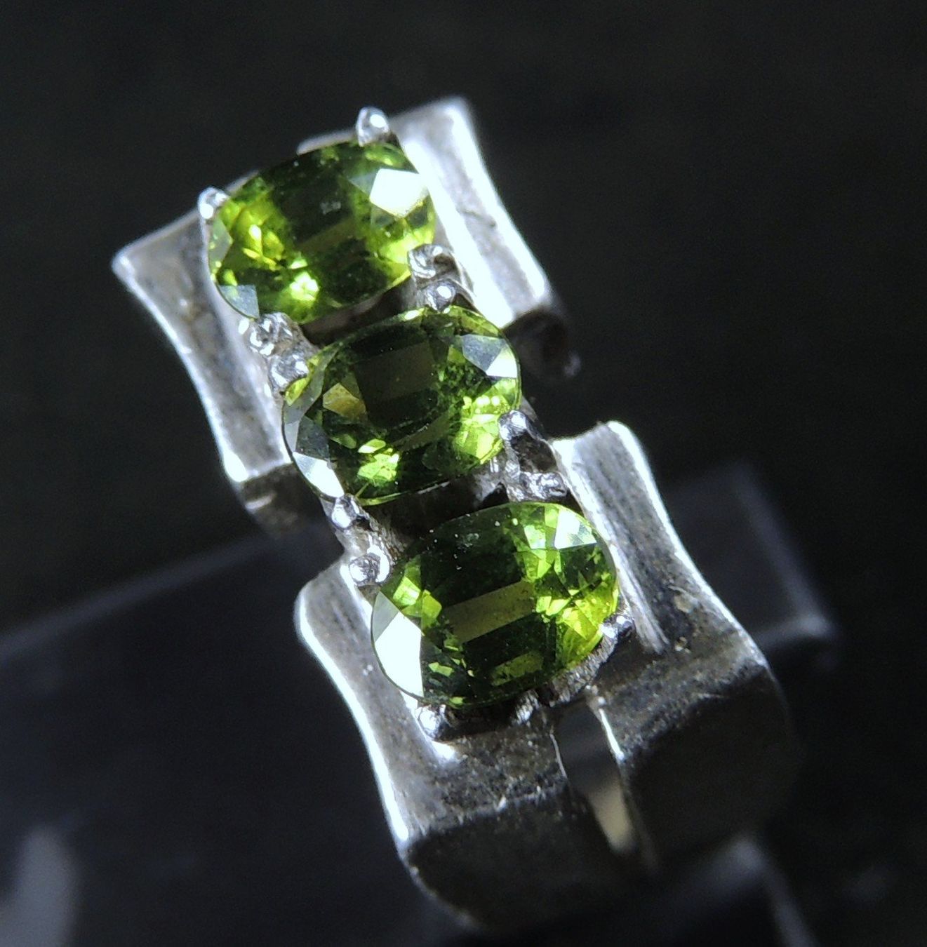 Anelli: Chrysoberyll Silber 925 Fingerring – Usato da Waldenburg venduto da schaller707 4