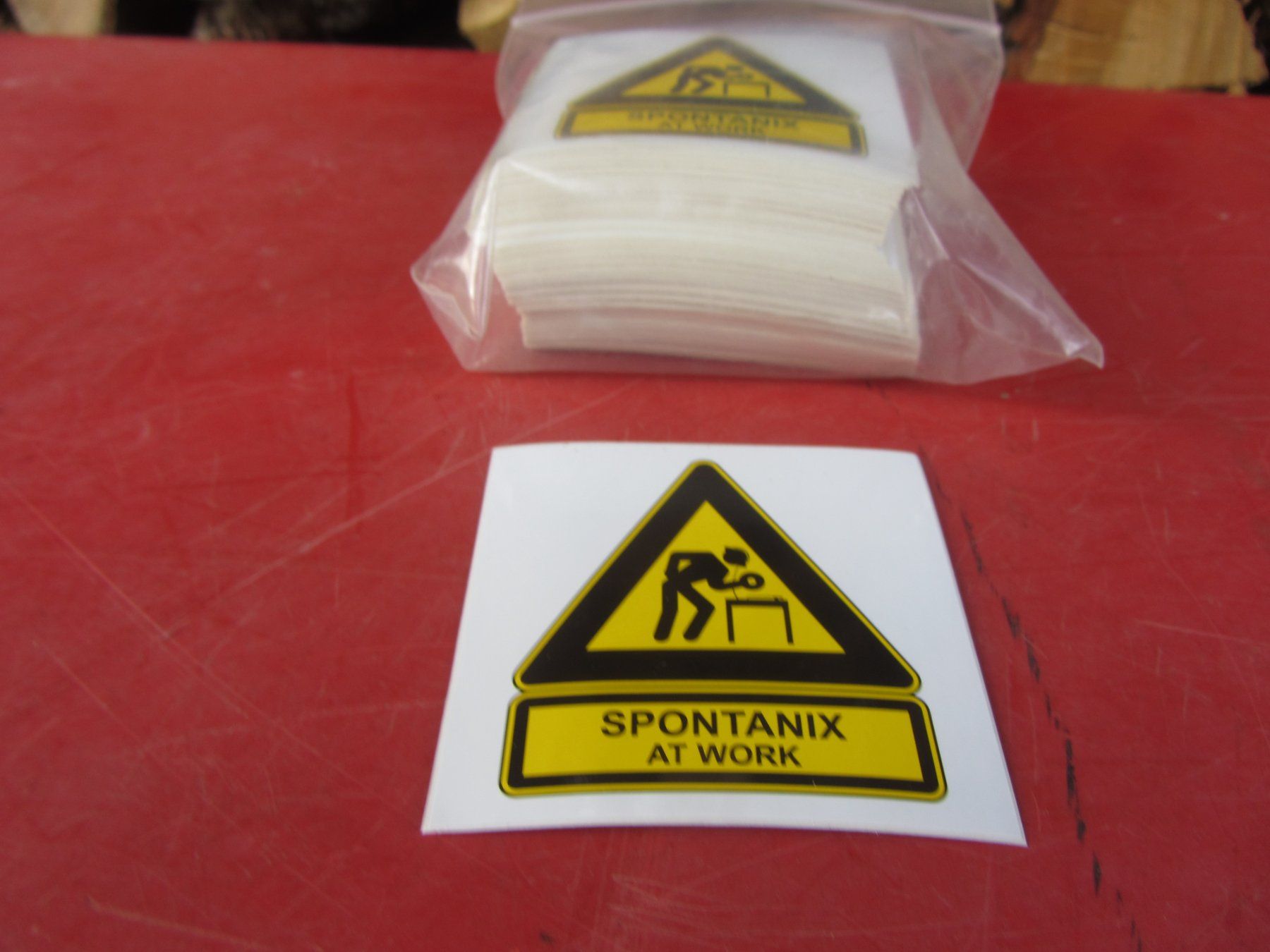 Sticker: ca. 100 x Spontanix At Work Sticker – Usato da Wolfhalden venduto da Quiria68 1