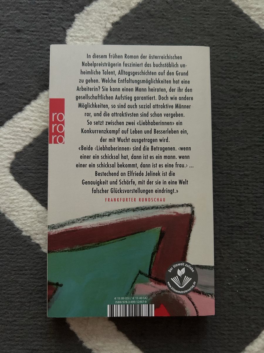 Livres: Die Liebhaberinnen, elfriede jelinek – Neuf (Voir description) à Zürich par fla_qd7x 1