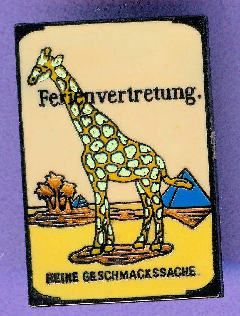 Camel Placchette & Badge: CAMEL  Ferienvertretung  Nr.118 – Usato da Winterthur venduto da Sammleroase