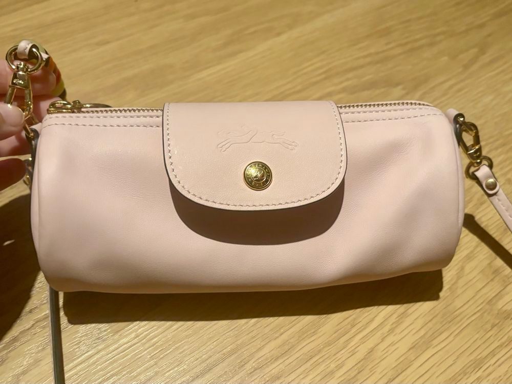 Longchamp Borse da donna: Longchamp Umhängetasche Rosa Leder – Usato da Basel venduto da astwo 4