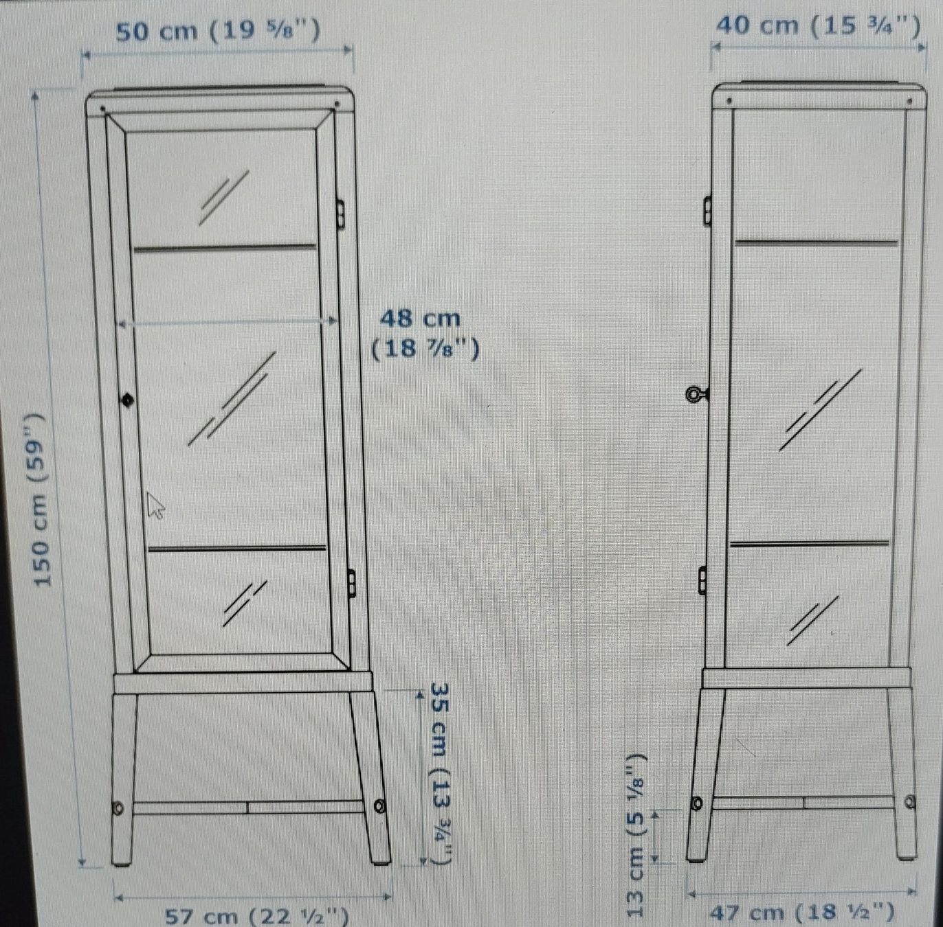 Ikea Vitrines: Vitrine Ikea – D'occasion à Suhr par nogil 3