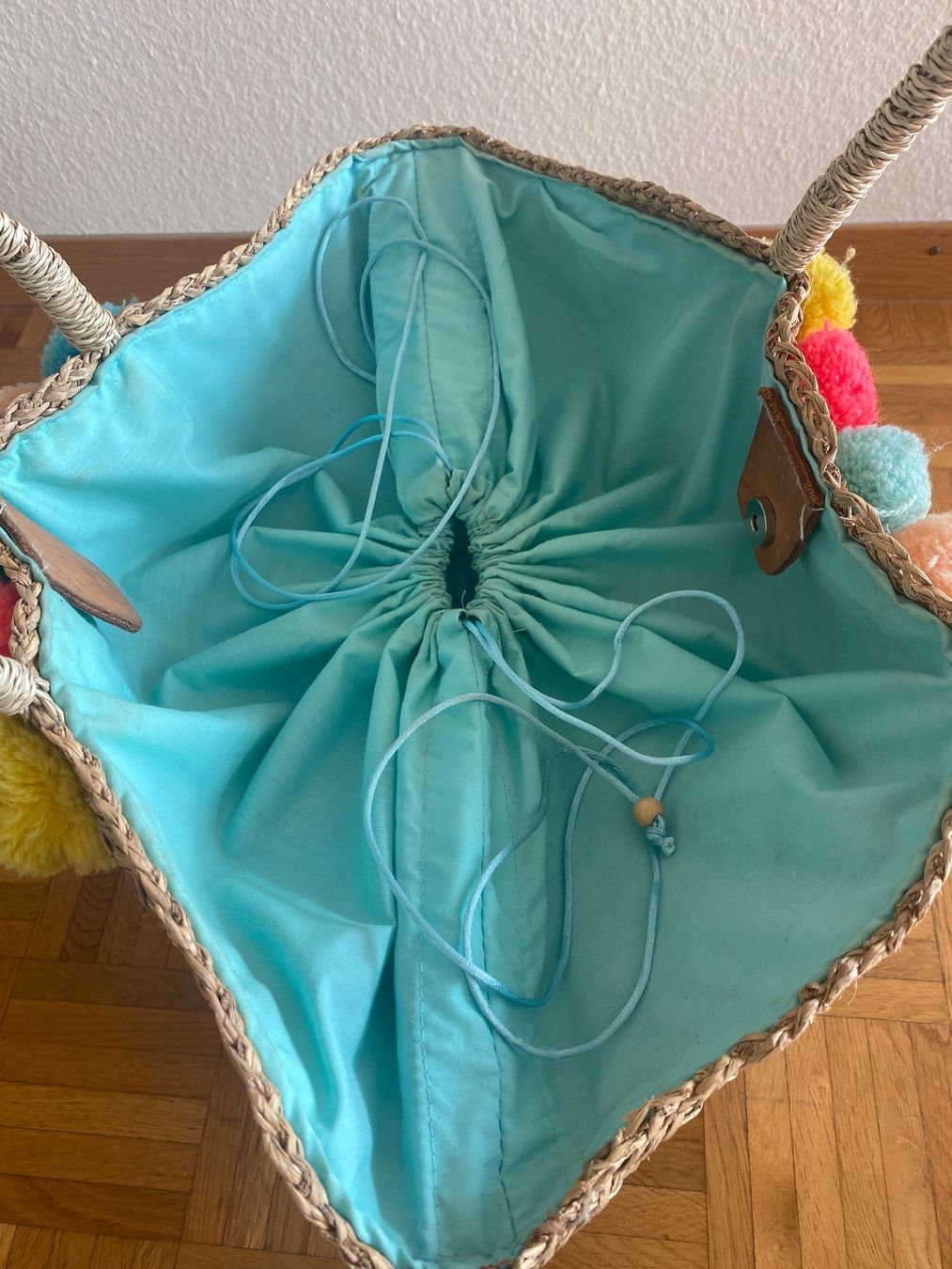 Borse da donna: Strandtasche mit PomPoms – Usato da Neuenhof venduto da UrbanBags 2
