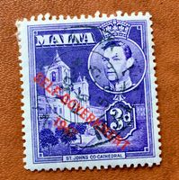 Briefmarken aus Malta König Georg VI  Aufdruck "SELF-GOVERNM