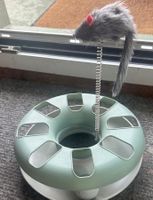 Katzenspielzeug mit Mausfeder, neuwertig, Top Zustand!