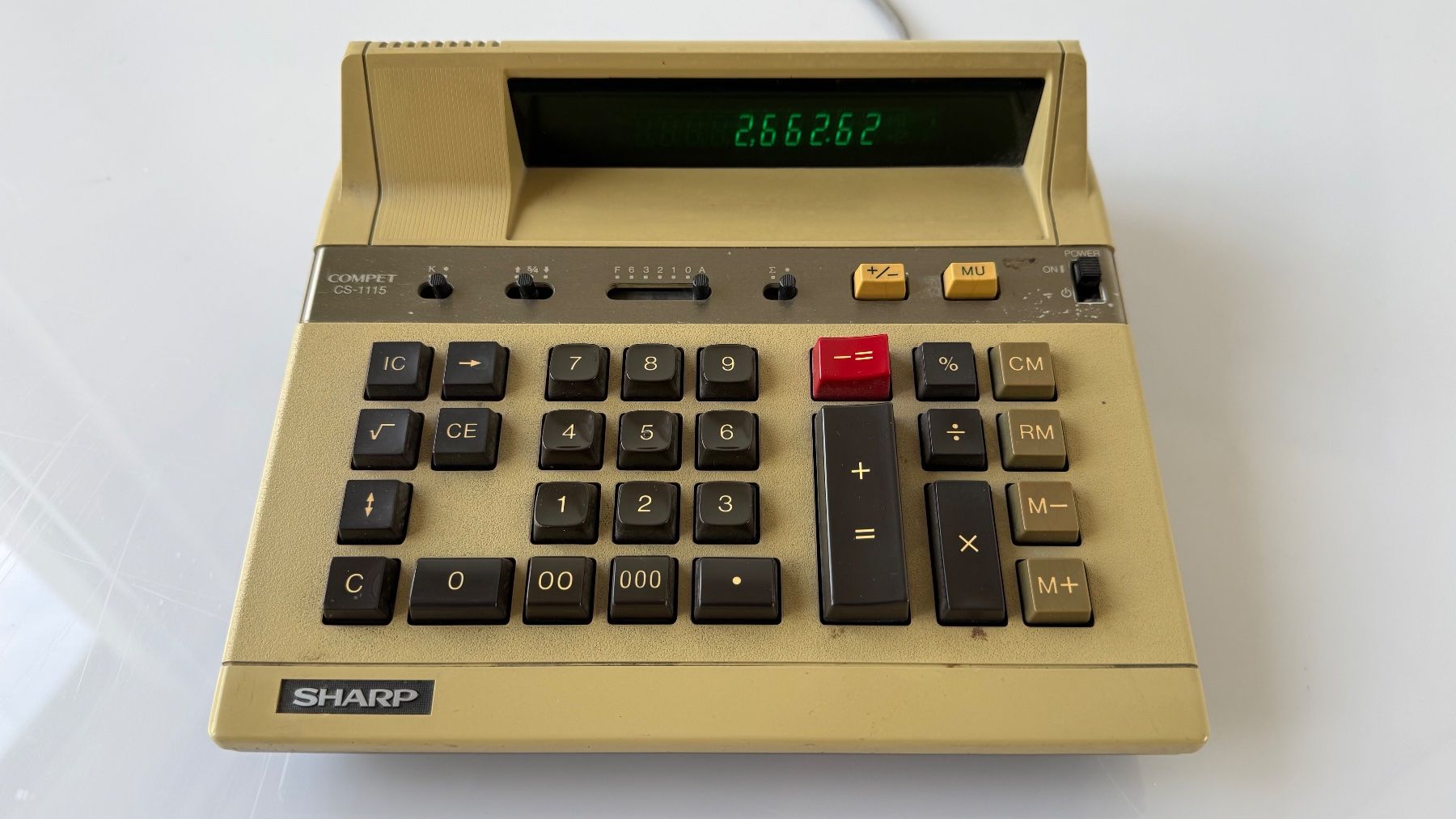 Sharp Taschenrechner: SHARP Electronic Tascherechner Compet CS-1115 – Gebraucht aus Jonen von BMWE369 1