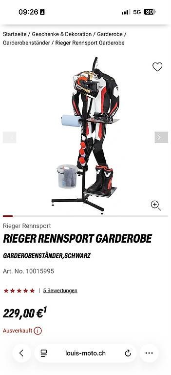 Ständer: Rieger Rennsport Padockständer – Gebraucht aus Amriswil von Tech-Einsatz-CH 2