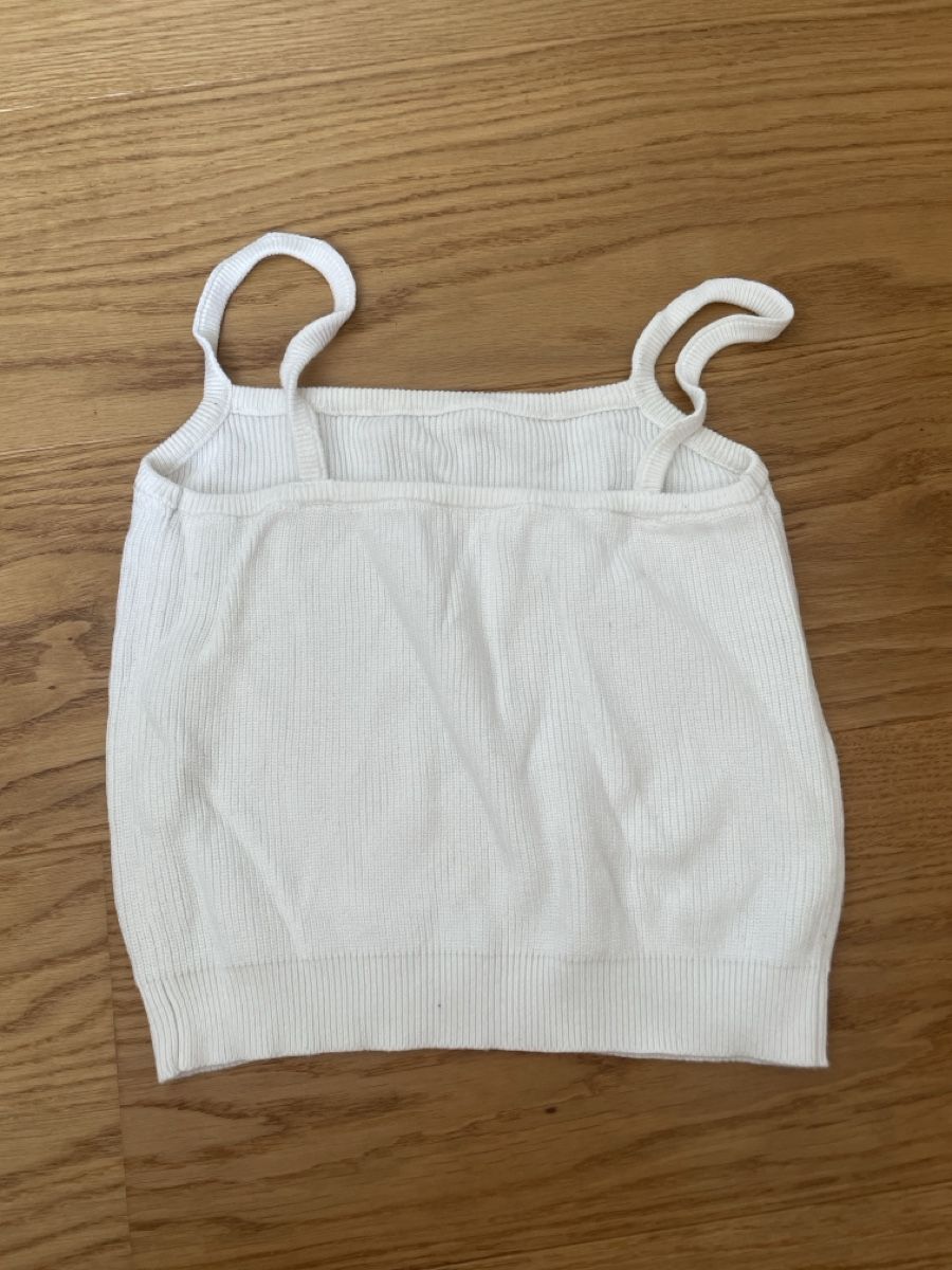 Stradivarius Top: stradivarius weisses und blaues top – Usato da Zürich venduto da M500ZH 1