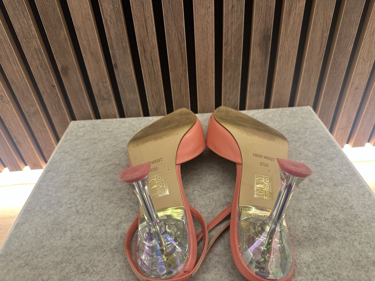 Scarpe da donna: Nine West Pink Slingbacks - Size 39 - Unique Heel! – Usato da Küssnacht am Rigi venduto da Minkijulia 3