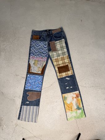 Jaded London Patchwork Jeans - Streetwear Denim