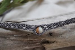 Einzelstück - fluctus - Makramee Choker-Halskette