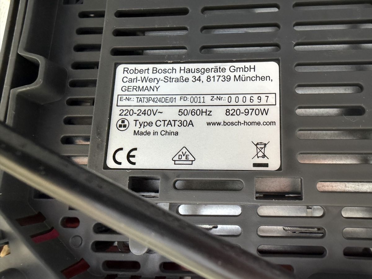 Bosch Elettrodomestici da cucina: Bosch Toaster – Usato da Buchs venduto da Raven_83 2