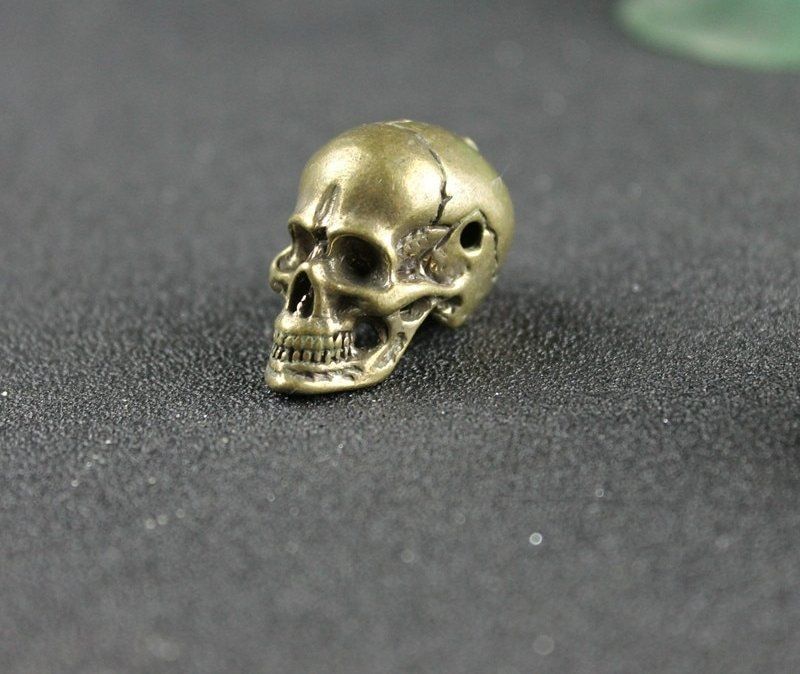 Skulpturen & Statuen: Schädel aus Messing Totenkopf – Neu (gemäss Beschreibung) aus Uerkheim von Kaufoption