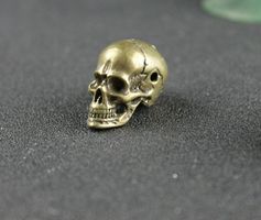 Schädel aus Messing Totenkopf