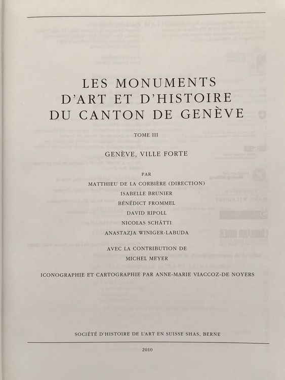 Les Monuments d'art et d'histoire du canton de Genève,l+ lll 7