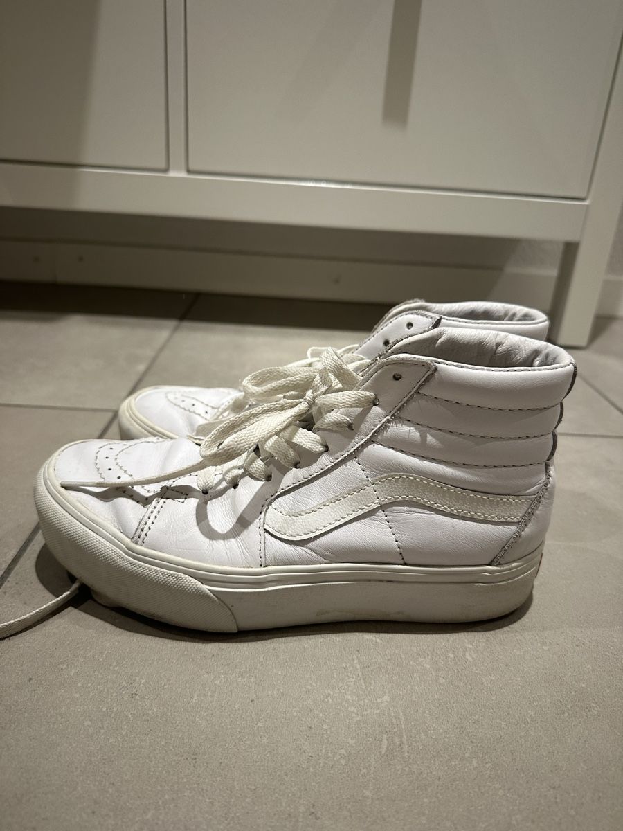 Vans Scarpe da uomo: Vans montantes en cuir blanc! – Usato da Bulle venduto da Miriammf_6