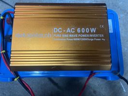 600W 12V Wechselrichter-reiner Sinus-12V zu 230 - Inverter
