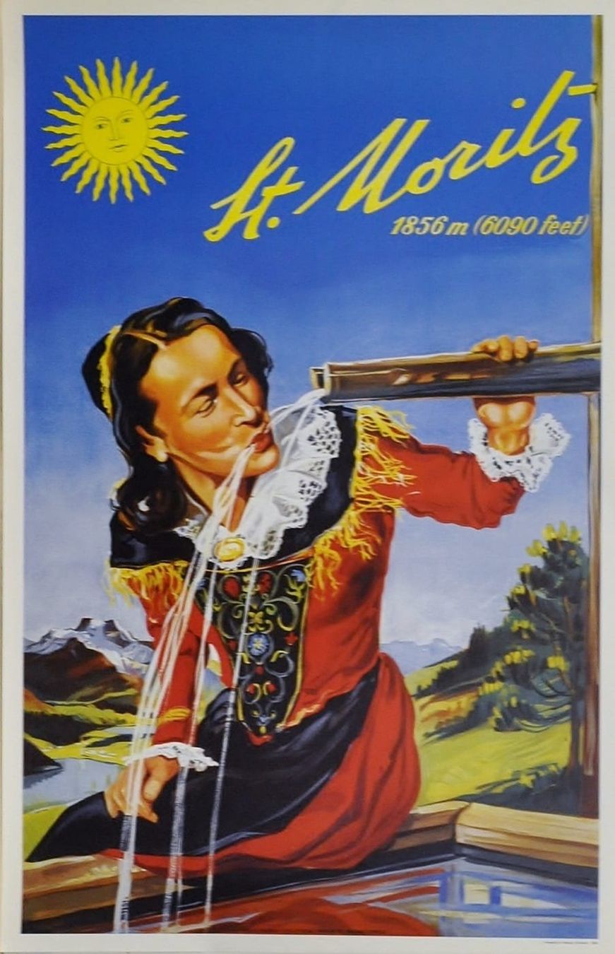 Foto & Immagini: St. Moritz Plakate, Reprints – Nuovo (secondo la descrizione) da Bern venduto da Vintage-Art-Poster