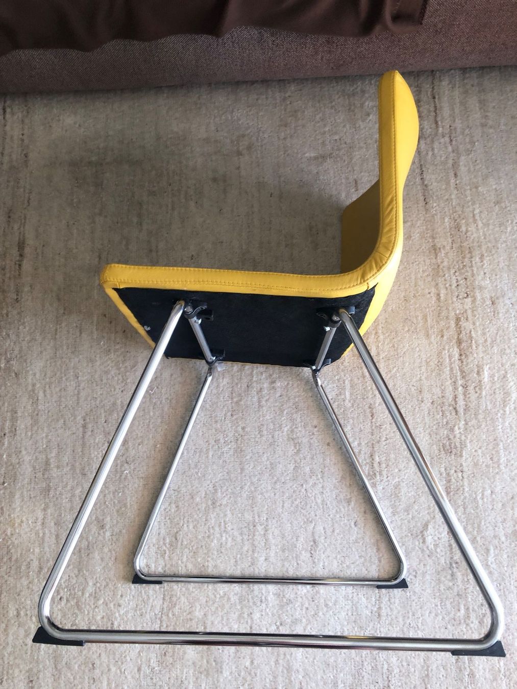 Ikea Sedie: 2 IKEA STÜHLE BERNHARD, SENFGELB, SITZHÖHE 48 CM – Usato da Zürich venduto da rolo66 4