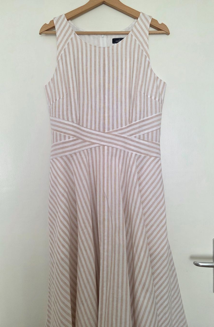 Vestiti: Sommerliches, gestreiftes Baumwollkleid, Gr.38 – Nuovo (secondo la descrizione) da Sils/Segl Maria venduto da dol_pn2n