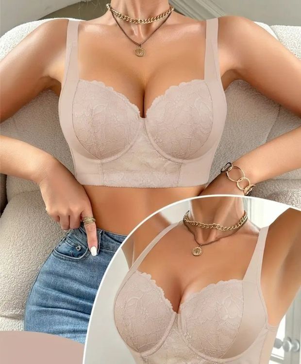 Sonstige Unterwäsche: eleganter Push-Up Spitzen-BH beige, Grösse 85D – Neu und originalverpackt aus Märwil von Yvonne034 2