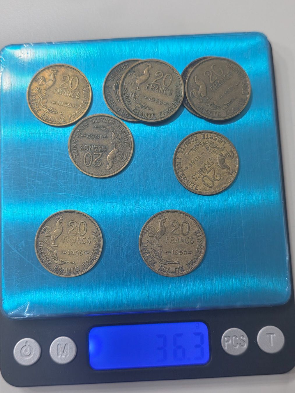 Tutti le monete: 20 Francs Republice Frankreich 36.3 gr. – Usato da Scherzingen venduto da Benjanil