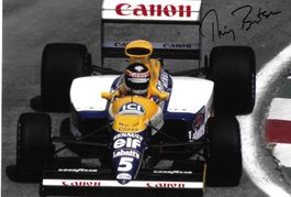 Boutsen, Williams 1990, original signiert!