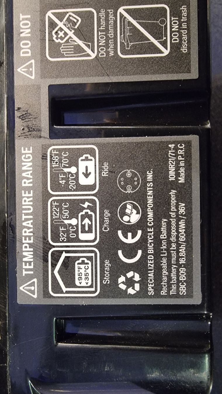 Specialized Batterie: Specialized Vado/Como akku SBC-B09 604Wh – Usato da Dietikon venduto da Mossg 2