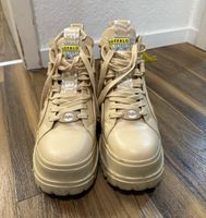 Buffalo Plateau Boots Beige Gr. 40 - Top Zustand!
