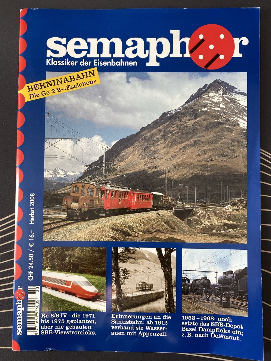 Riviste & Magazine: Semaphor Herbst 2008 – Usato da Bern venduto da sebadani