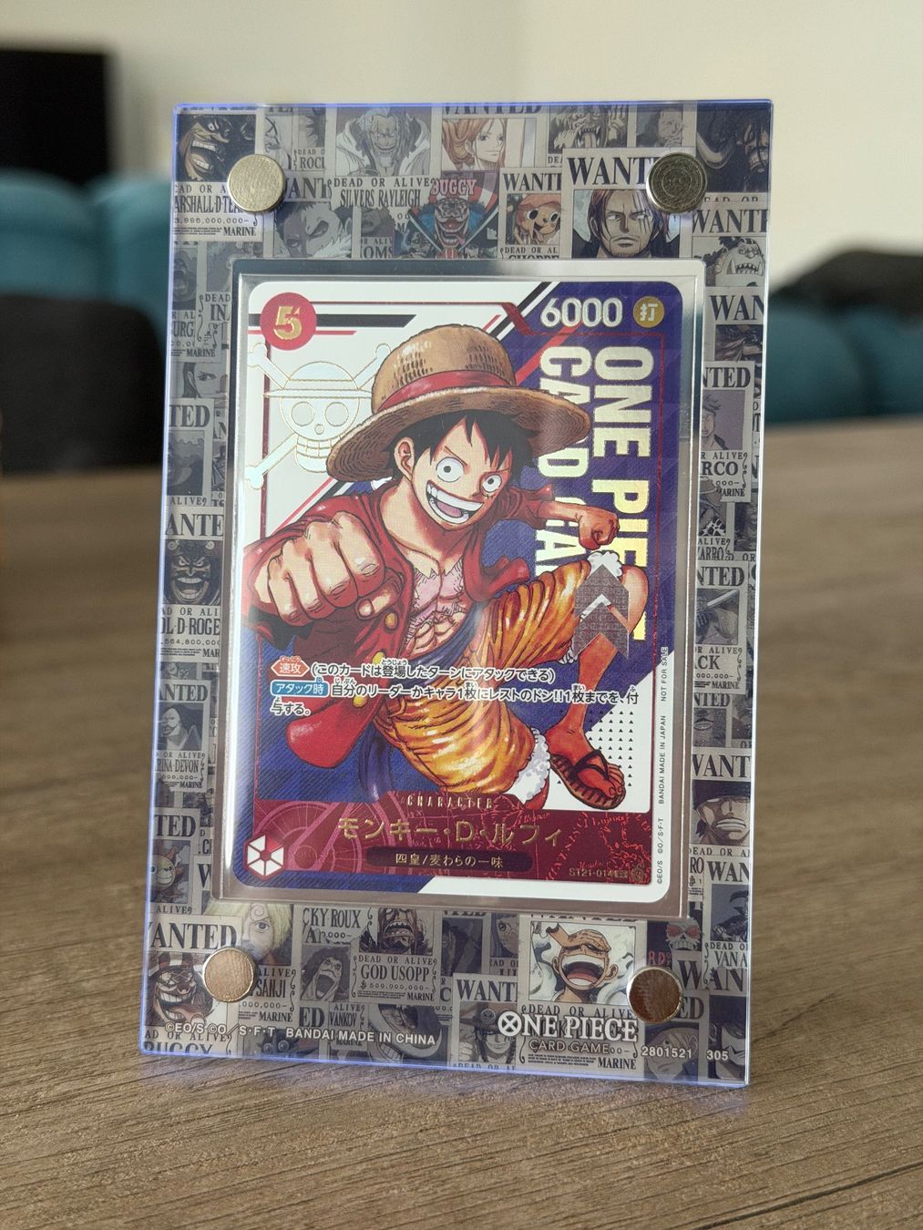 Bandai Sammelbilder & Trading cards: Monkey D. Luffy ST21-014 - Top Prize Flagship Battle Sealed – Neu und originalverpackt aus Agno von mrfillcer